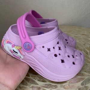 Foamies pink 🦄unicorn 🦄 Dreamer girls Toddler size7